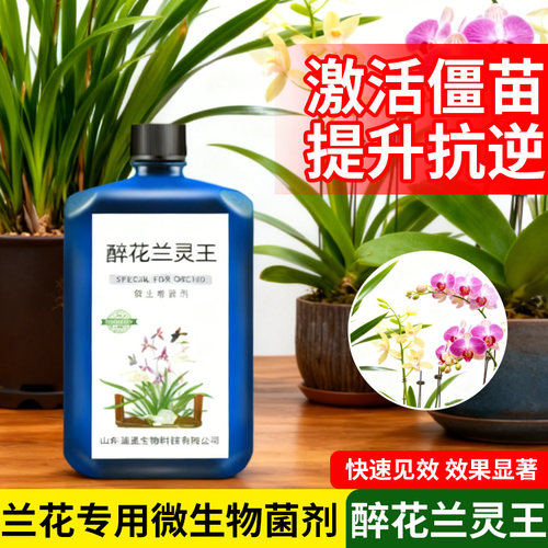 兰灵王兰花专用促花活化剂营养液肥料兰灵王君子兰蝴蝶兰石斛兰科