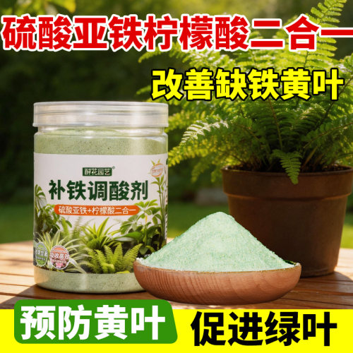 补铁调酸二合一硫酸亚铁柠檬酸