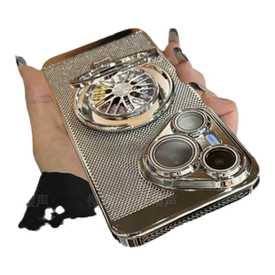 适用iphone17promax手机壳护镜大孔支架适用苹果17pro冰透17基础款专属17系列标准版精致手机套巨好看男女