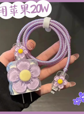 樱声适用苹果17充电器保护套20Wiphone17promax新款数据线保护缠线17pro手机充电线防折断保护头16/15缠绕器