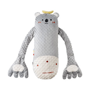 婴儿搂睡觉神器安抚枕自动拍打手掌宝宝圆柱枕玩偶抱靠枕侧睡挡枕