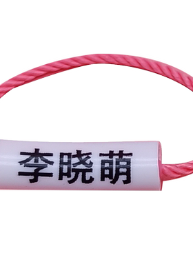 宝宝姓名圈名字贴挂绳挂件
