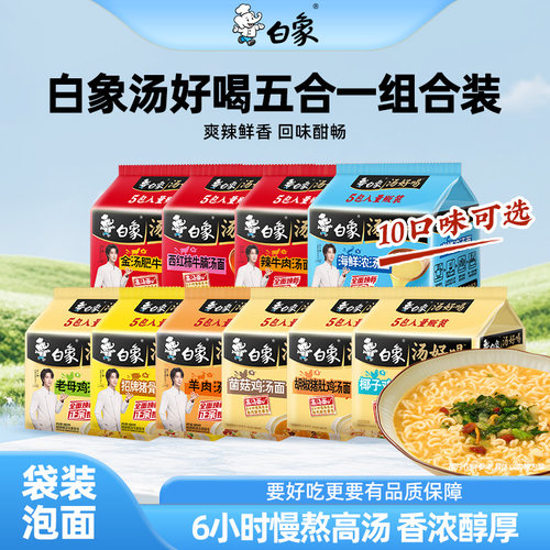 白象汤好喝高汤泡面十口味