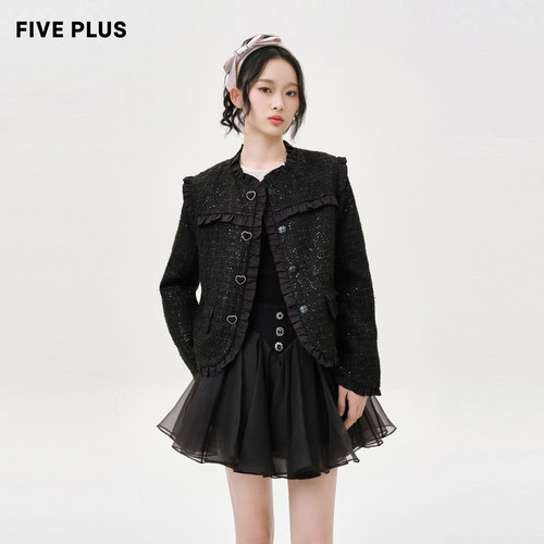 宽松外套FivePlus小香风
