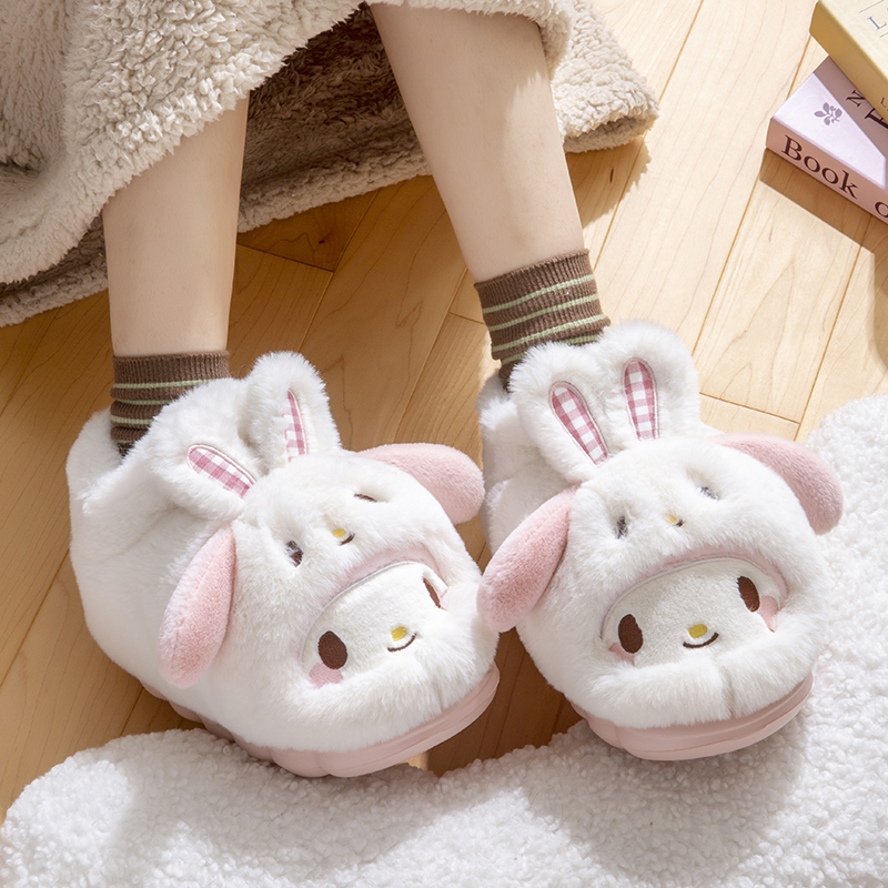 鲨际三丽鸥正版授权棉拖鞋棉鞋