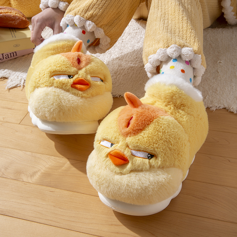 鲨际可爱棉拖鞋保暖棉鞋室内家居