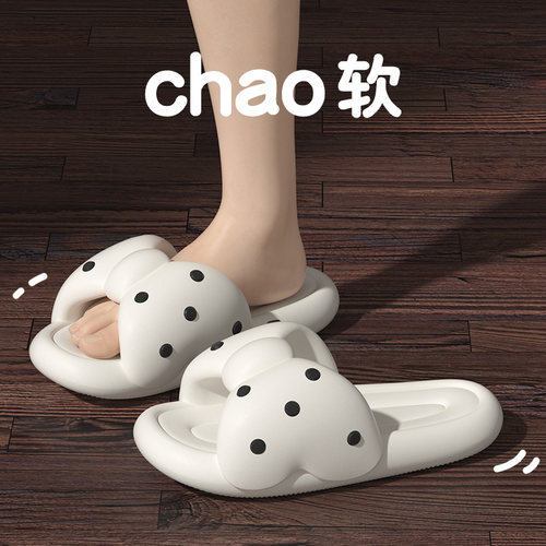 鲨际eva凉拖鞋女蝴蝶结防滑软底