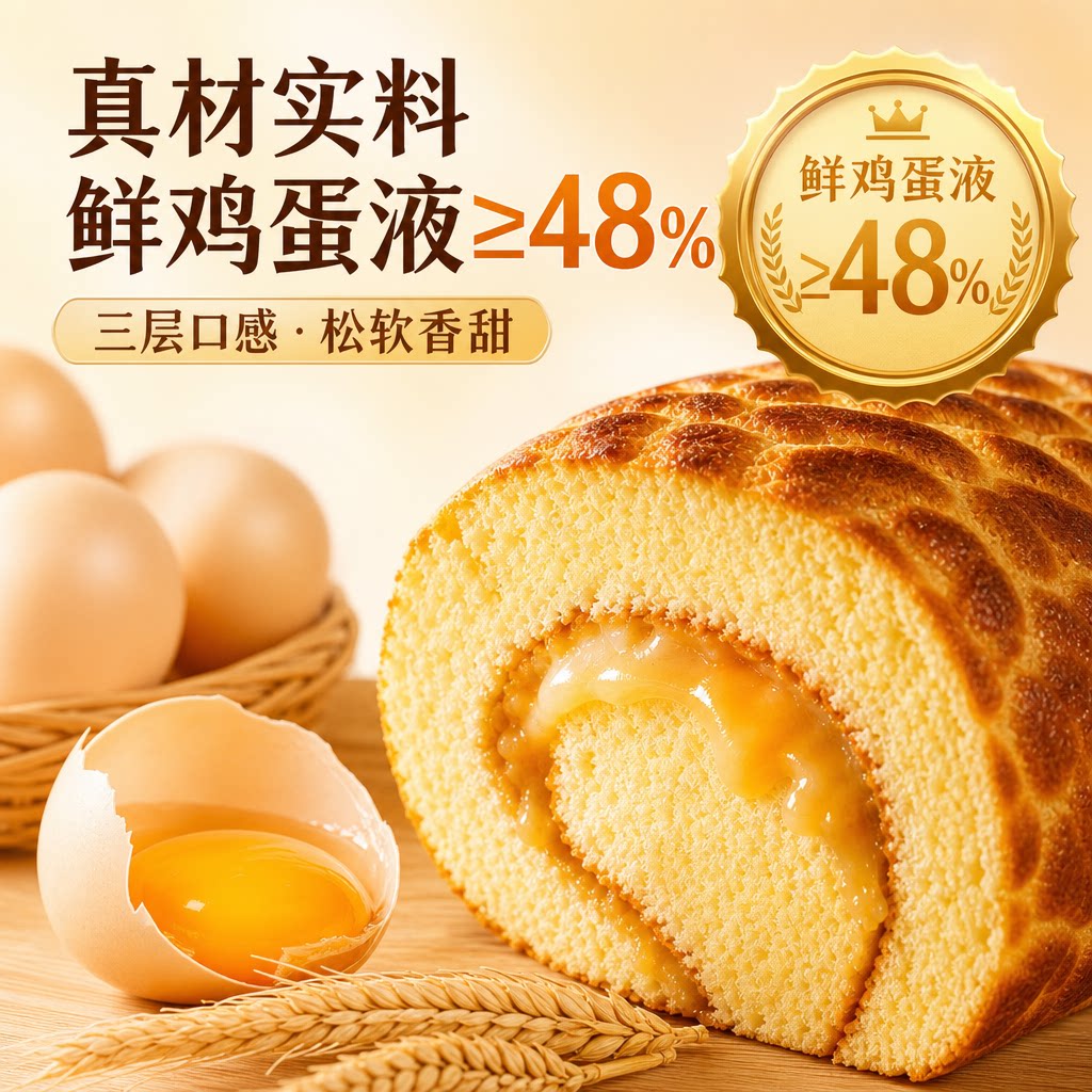 虎皮蛋糕小包装营养早点食品整箱糕点好吃的零食蛋糕健康早餐面包