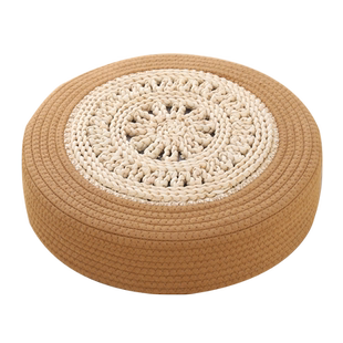 玉米皮飘窗蒲团坐垫地上草编日式打坐禅修垫阳台蒲垫榻榻米草垫子