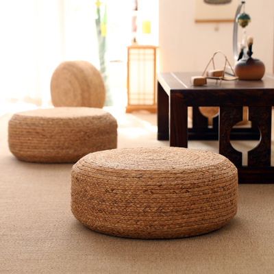 草编蒲团坐垫地上日式草席飘窗榻榻米垫子加厚坐墩地板打坐禅修垫