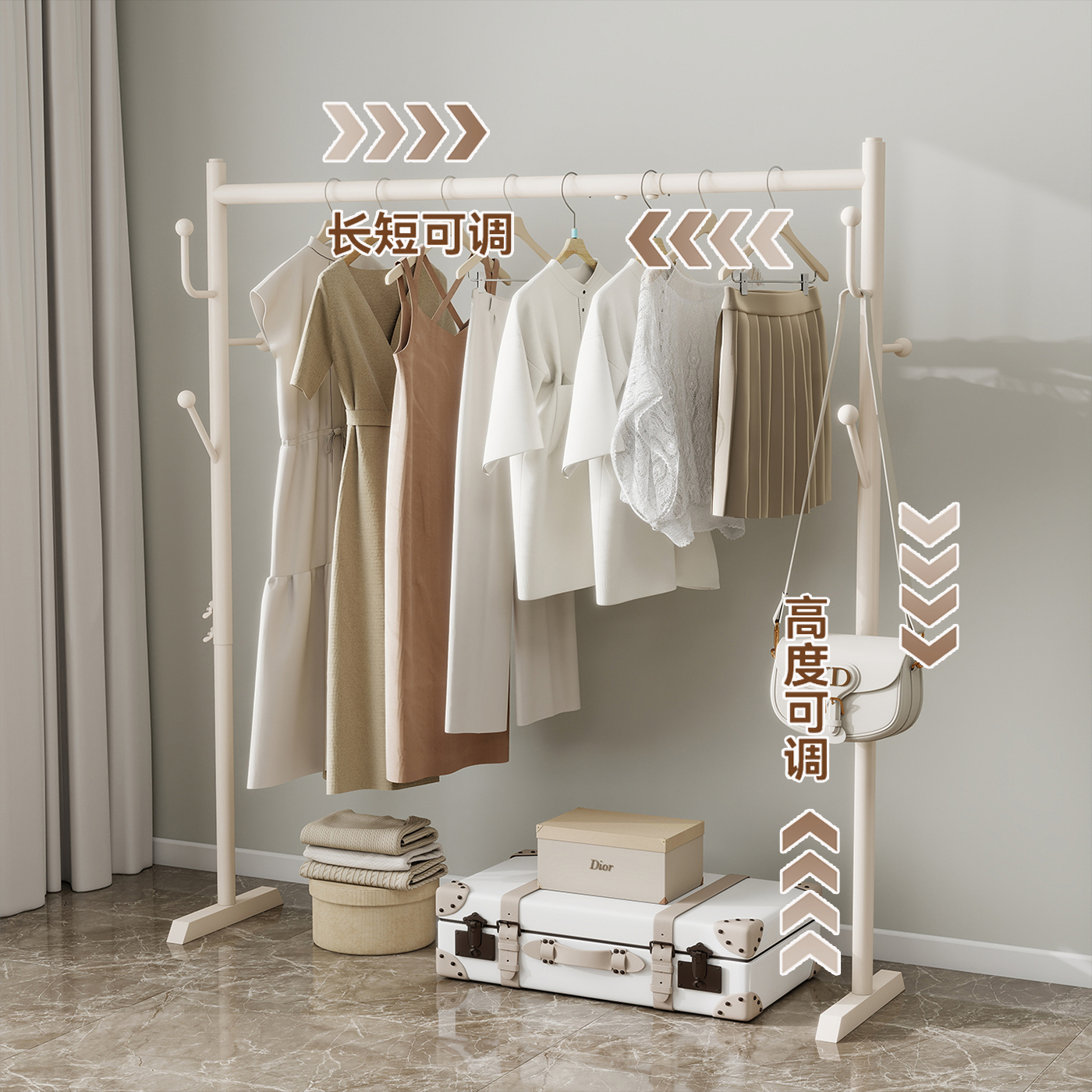 衣架落地卧室衣服架子
