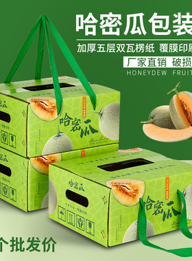 哈密瓜包装盒2个装加厚礼盒