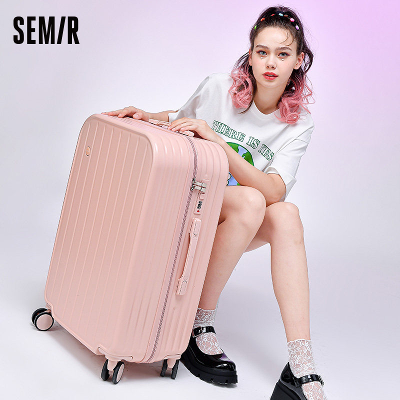 森马行李箱ins网红小型女高颜值拉杆箱轻便万向轮旅行箱20寸皮箱