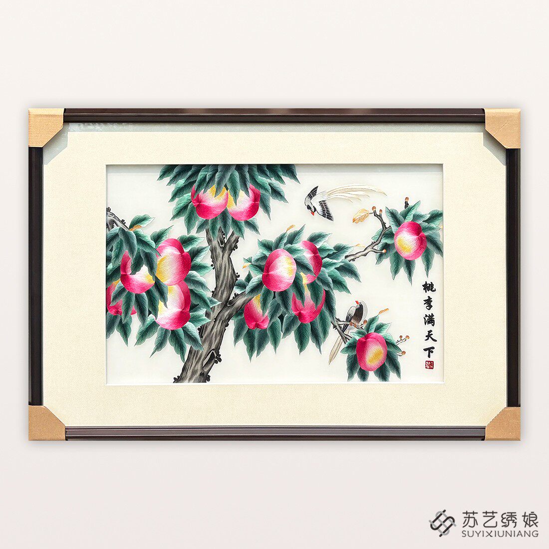 苏艺绣娘非遗纯手工刺绣画