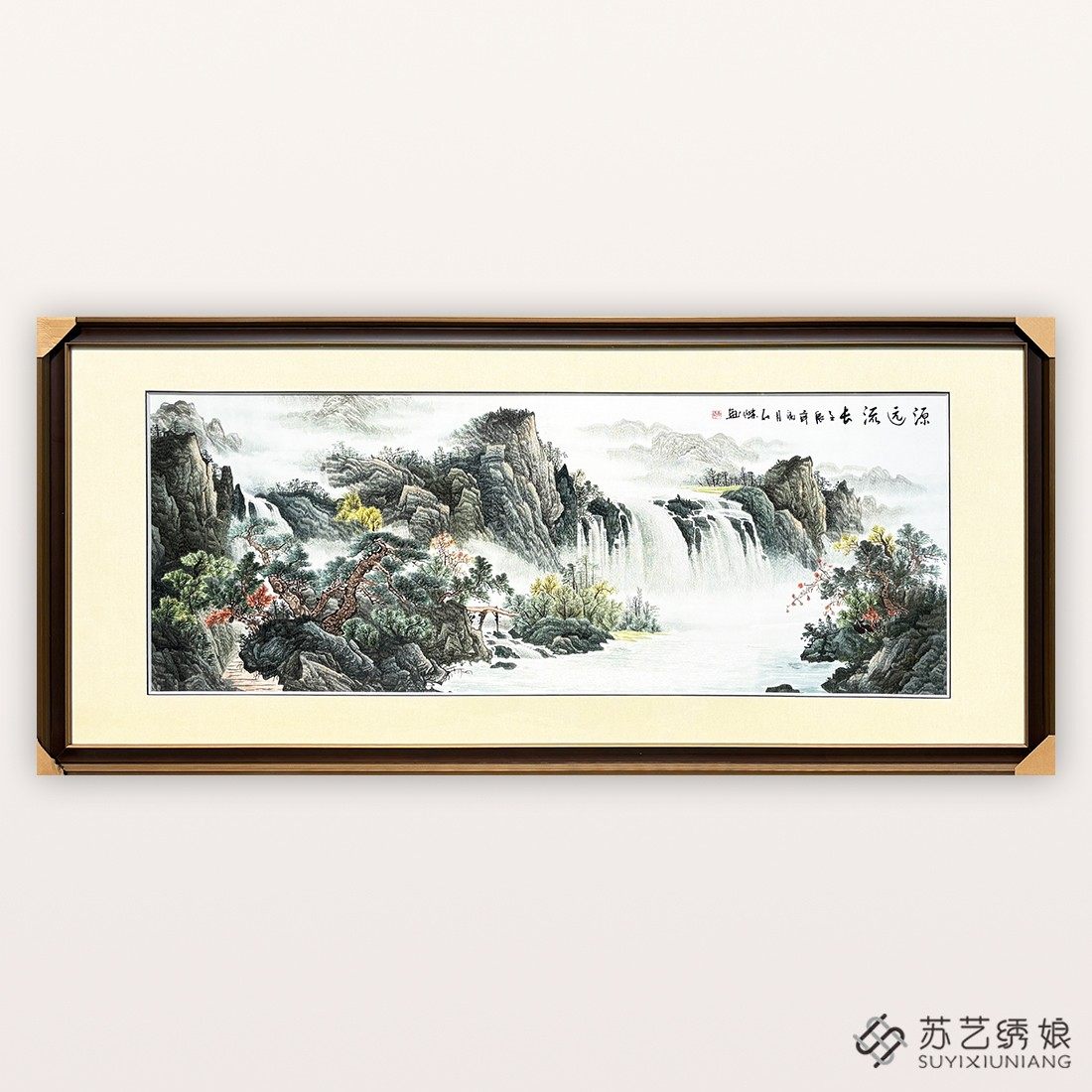 苏艺绣娘苏绣成品挂画