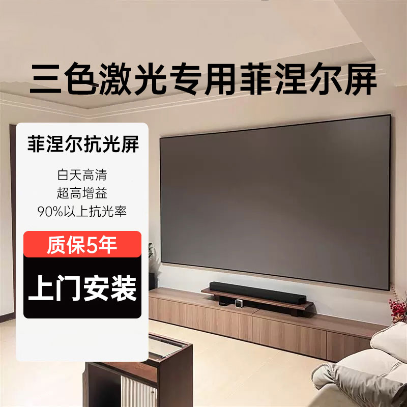 真抗光真清晰菲涅尔家用抗光幕布