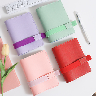 【ins风高颜值A7活页本】莫兰迪色手账本学生党必备可拆卸活页本便携笔记本文具开学季礼物青霭出岫棠梨煎月