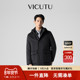舒暖亲肤时尚 VICUTU威可多男士 大衣秋季 连帽上衣商务通勤百搭外套