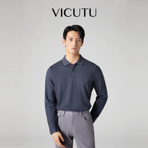 VICUTU威可多秋季商务休闲Polo衫