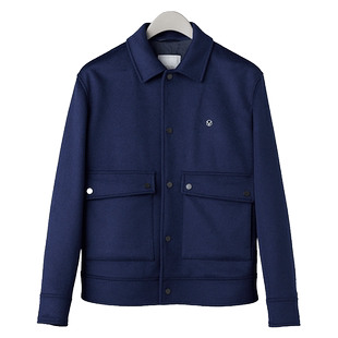 【智行夹克】VICUTU威可多商务夹克休闲羊毛翻领秋冬短款毛呢外套