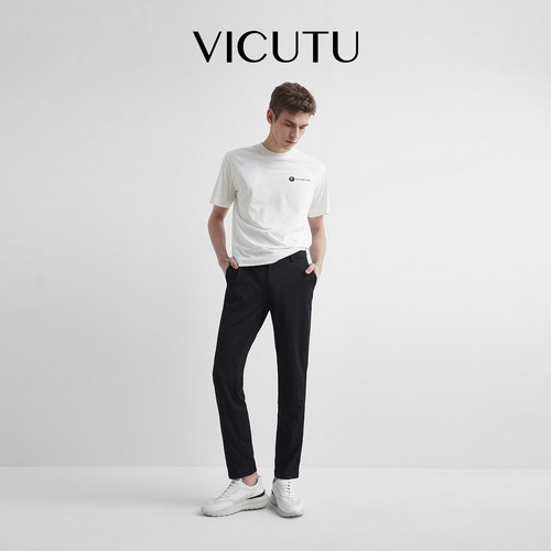 VICUTU/威可多修身男士休闲裤