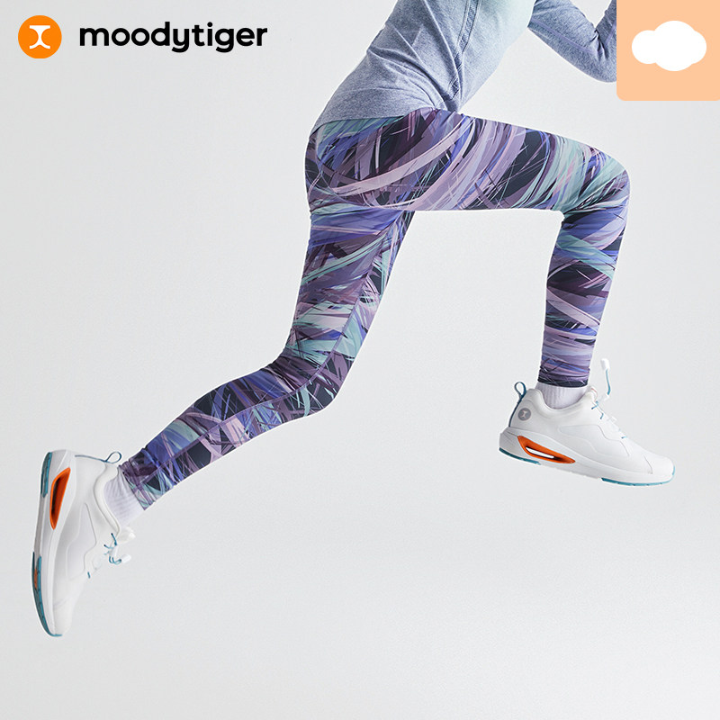 moodytiger女童运动裤弹力紧身裤图片
