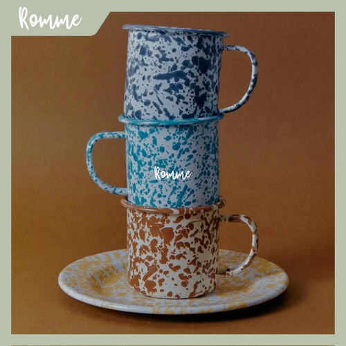 rommecanyon搪瓷谷物碗马克杯