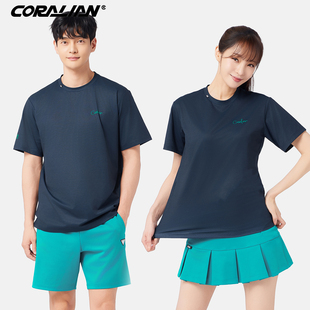 可莱安羽毛球服女套装2025新品男女透气速干上衣短袖比赛运动队服
