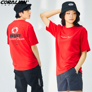 男休闲印花宽松涤棉半袖 可莱安正品 新款 夏季 上衣T恤 运动t恤女短袖