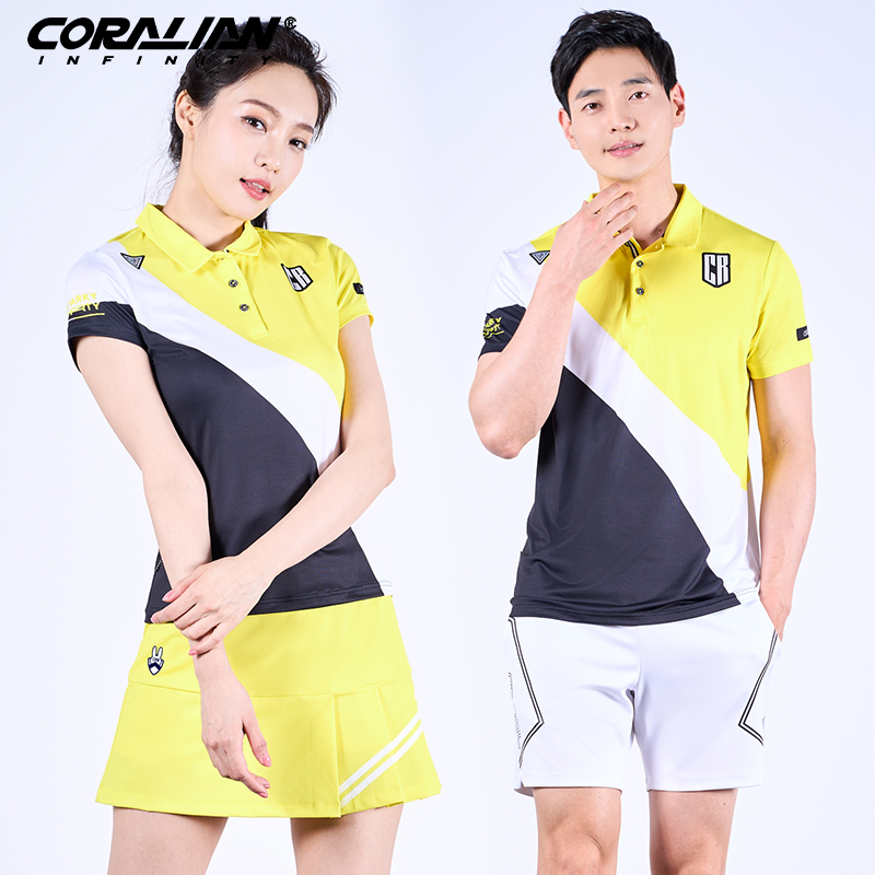 可莱安羽毛球服透气速干男女套装
