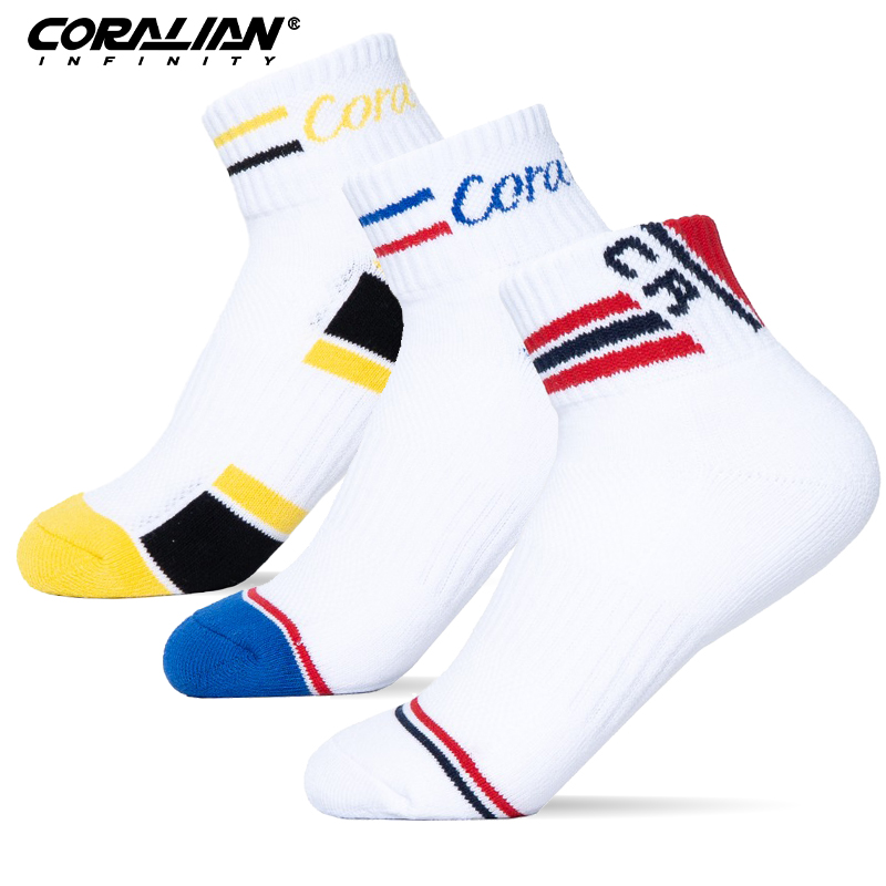 可莱安羽毛球袜毛巾底运动袜