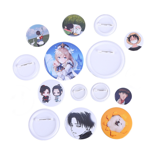 diy徽章机吧唧机自制徽章58mm吧唧塑料底材料75mm塑料底吧唧耗材