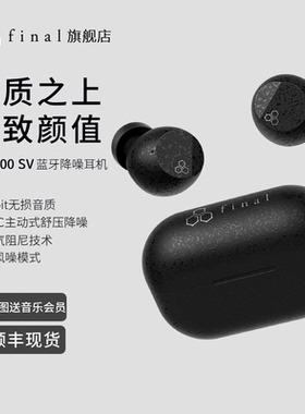 final ZE3000 SV真无线主动降噪蓝牙耳机ANC舒适佩戴TWS长续航