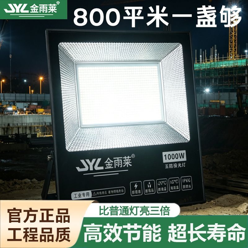 LED投光灯大功率户外防水泛光灯景观亮化投射灯路灯IP66广告射灯