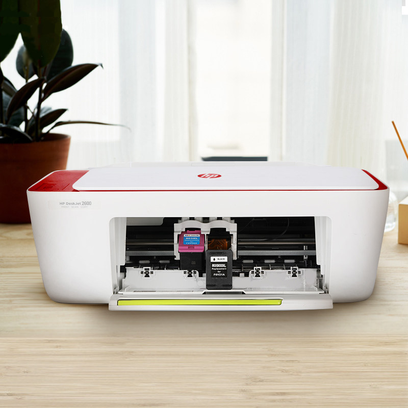 色普乐适用hp/惠普2600墨盒hp deskjet2600打印机专用彩色墨盒墨