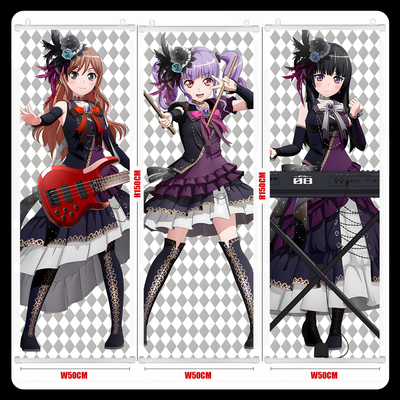 凑友希那 冰川纱夜 今井莉莎 宇田川亚子 白金磷子 挂画海报周边