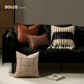 柏洛斯Kunst 诧寂风高档米咖色轻奢大黑牛沙发抱枕组合垫 隐奢