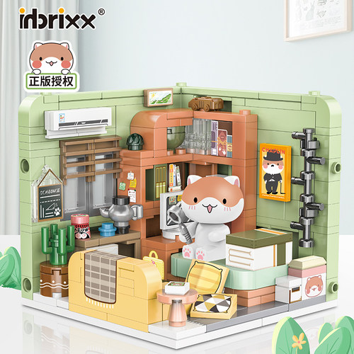 新品积木潘洛斯一群喵正版授权