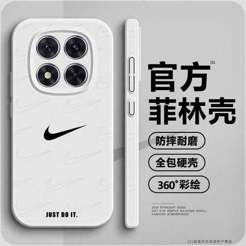潮牌钩子适用小米红米note14pro手机壳14pro+高级感菲林硬壳14pro全包防摔redmiNote14亮面保护套14男女pro新