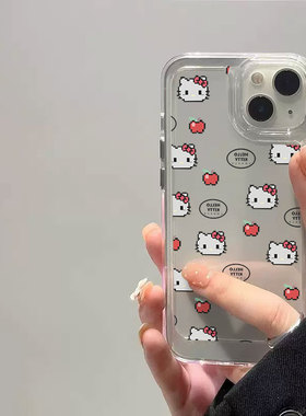 HelloKitty适用iPhone15苹果14pro手机壳13promax小米12x红米K70e软oppo荣耀60SE潮vivoX100透明11华为Mate50