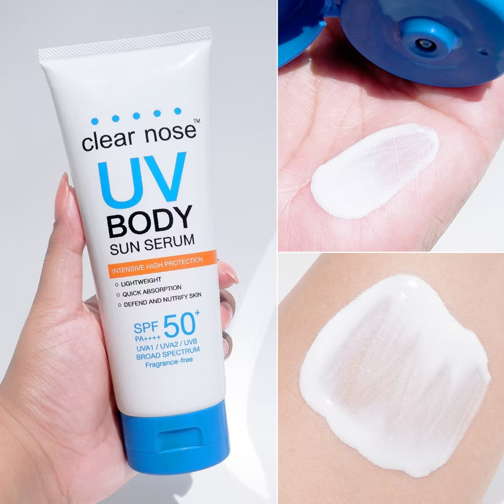 【全店3件包邮】泰国clear nose身体防晒spf50+pa++++200ml