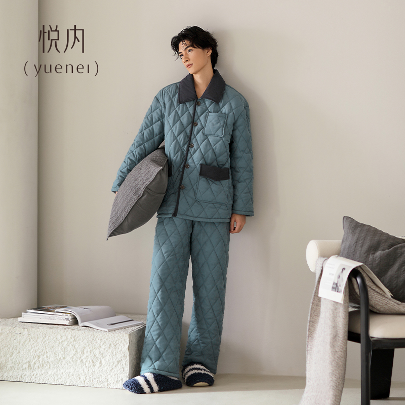 【商场同款】悦内男士法兰绒睡衣