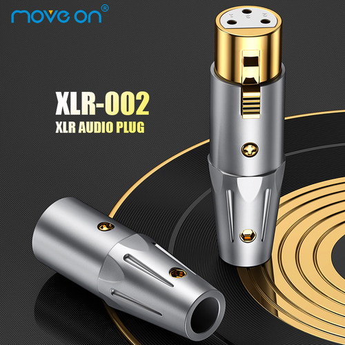 moveon话筒插头XLR平衡卡侬音频