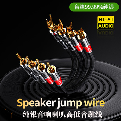 Moveon纯银音响喇叭双线分音跳线