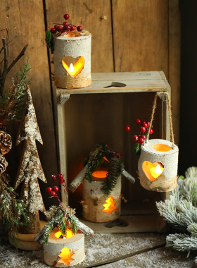 小夜灯麋鹿装饰摆件节日奶茶