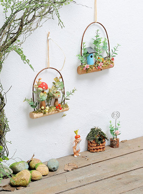 墙壁挂饰绿植植物田园