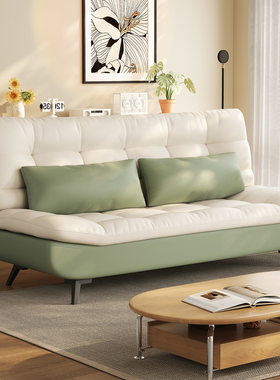 小户型客厅可折叠式两用沙发懒人可躺可睡双人单人床出租房一米