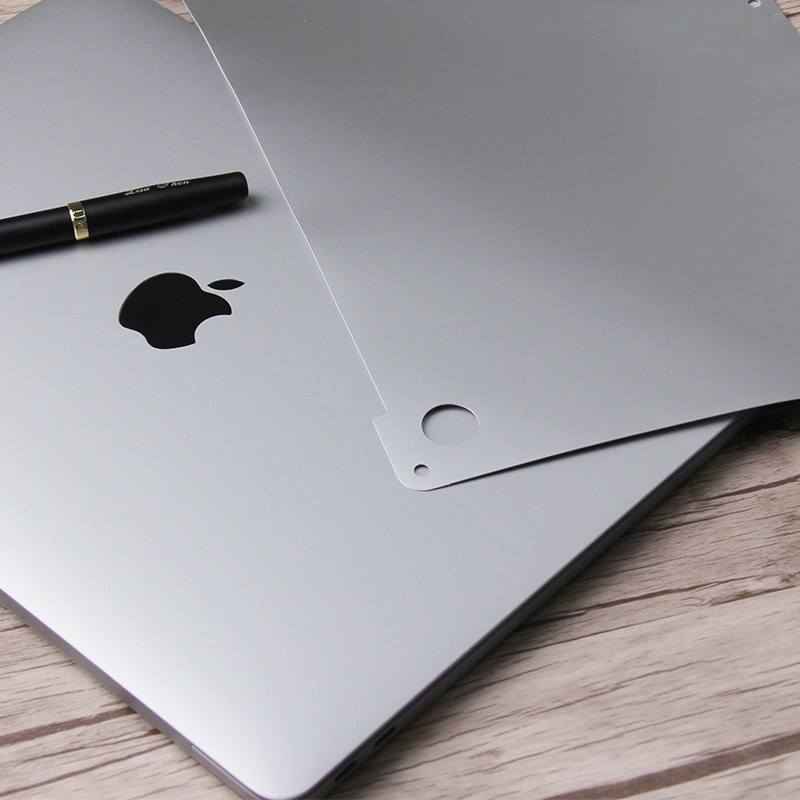 适用2020苹果macbookairpro电脑贴纸a2337炫彩a2338外壳膜a2289纯色a