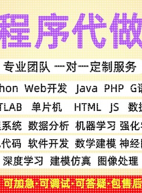 python代编程torch深度学习java代码编写c+软件开发图像算法指导