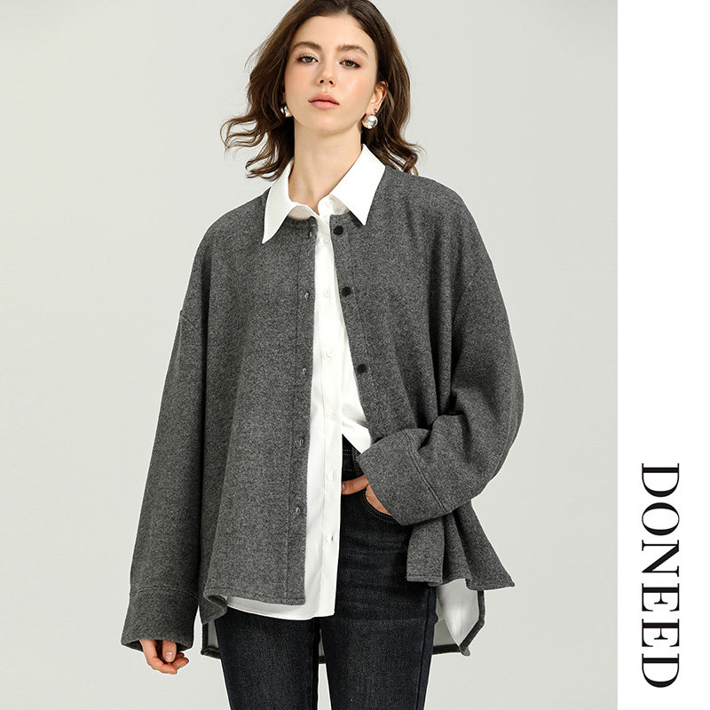 时尚休闲加绒保暖简约卫衣外套